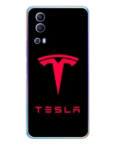 Чехол для Vivo Y72 с картинкой «Tesla Red Logo» Чехол для Vivo Y72 с картинкой «Tesla Red Logo»