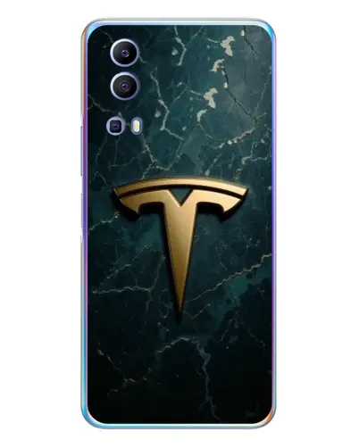 Чехол для Vivo Y72 с картинкой «Мраморная Tesla Gold» Чехол для Vivo Y72 с картинкой «Мраморная Tesla Gold»