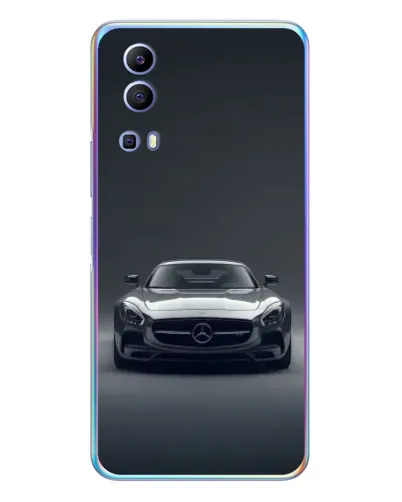 Чехол для Vivo Y72 с картинкой «Mercedes на черном» Чехол для Vivo Y72 с картинкой «Mercedes на черном»