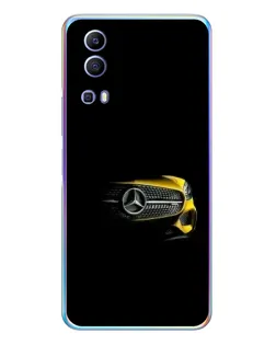 Чехол для Vivo Y72 с картинкой «Mercedes — ретро стиль»