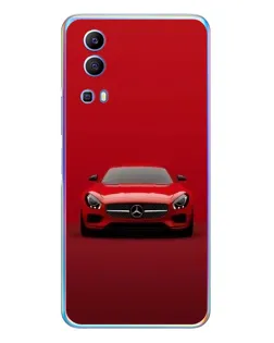 Чехол для Vivo Y72 с картинкой «Красный Mercedes AMG»