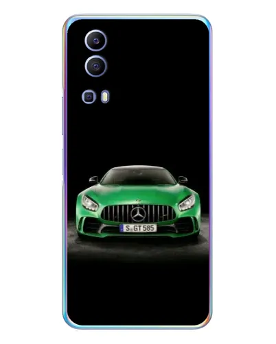 Чехол для Vivo Y72 с картинкой «Mercedes — неоновый лого» Чехол для Vivo Y72 с картинкой «Mercedes — неоновый лого»