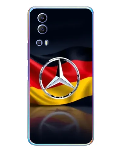 Чехол для Vivo Y72 с картинкой «Mercedes — флаг Германии» Чехол для Vivo Y72 с картинкой «Mercedes — флаг Германии»