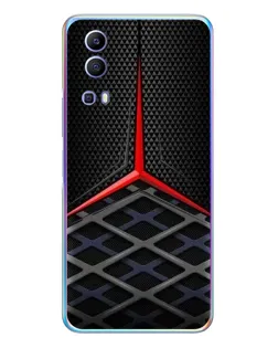 Чехол для Vivo Y72 с картинкой «Mercedes Carbon Grid»
