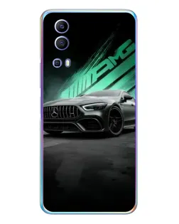 Чехол для Vivo Y72 с картинкой «Темный Mercedes AMG»