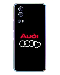 Чехол для Vivo Y72 с картинкой «Логотип Audi Heart»