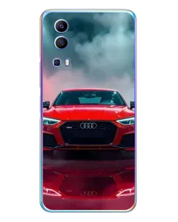 Чехол для Vivo Y72 с картинкой «Audi RS — красный стиль»