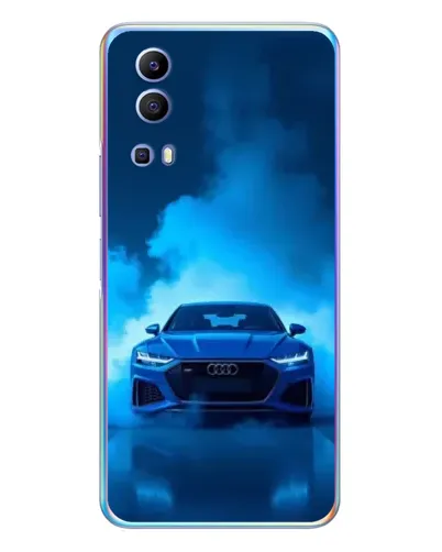 Чехол для Vivo Y72 с картинкой «Audi — голубая энергия» Чехол для Vivo Y72 с картинкой «Audi — голубая энергия»