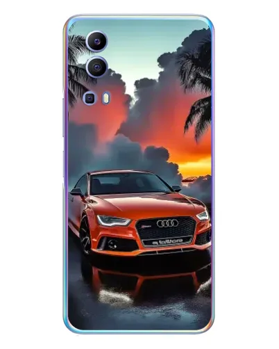 Чехол для Vivo Y72 с картинкой «Audi — закат» Чехол для Vivo Y72 с картинкой «Audi — закат»