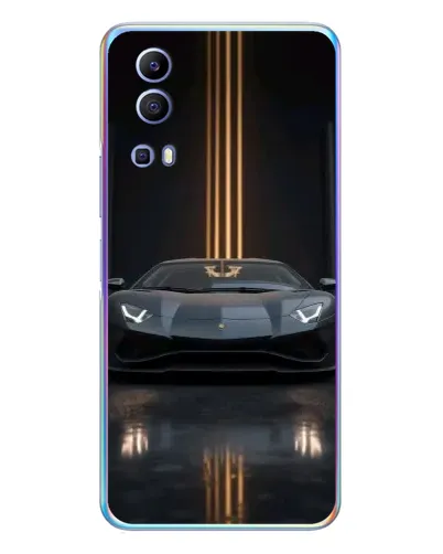 Чехол для Vivo Y72 с картинкой «Lamborghini золотые линии» Чехол для Vivo Y72 с картинкой «Lamborghini золотые линии»