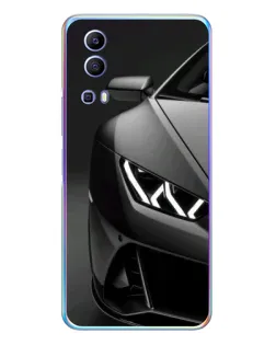 Чехол для Vivo Y72 с картинкой «Lamborghini фары детализация»