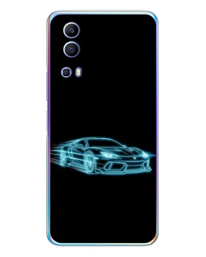 Чехол для Vivo Y72 с картинкой «Неоновый контур Lamborghini» Чехол для Vivo Y72 с картинкой «Неоновый контур Lamborghini»