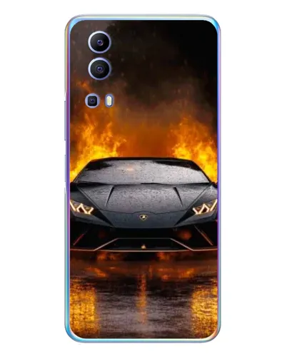 Чехол для Vivo Y72 с картинкой «Lamborghini в огне» Чехол для Vivo Y72 с картинкой «Lamborghini в огне»