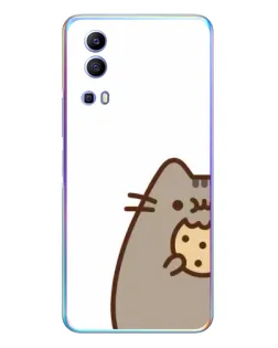 Чехол для Vivo Y72 с картинкой «Пушин с печеньем»