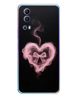 Чехол для Vivo Y72 с картинкой «Дымчатое сердце»