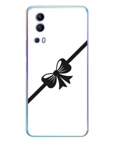 Чехол для Vivo Y72 с картинкой «Диагональный бант» Чехол для Vivo Y72 с картинкой «Диагональный бант»