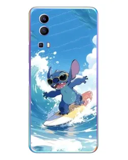 Чехол для Vivo Y72 с картинкой «Стич на волне» Чехол для Vivo Y72 с картинкой «Стич на волне»