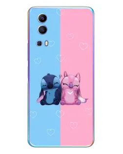 Чехол для Vivo Y72 с картинкой «Stitch и Angel Love» Чехол для Vivo Y72 с картинкой «Stitch и Angel Love»