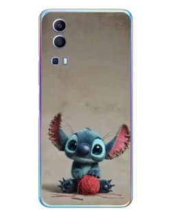 Чехол для Vivo Y72 с картинкой «Стич на коричневом фоне» Чехол для Vivo Y72 с картинкой «Стич на коричневом фоне»