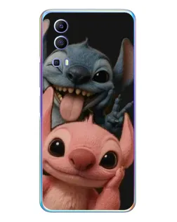 Чехол для Vivo Y72 с картинкой «Стич и Ангел» Чехол для Vivo Y72 с картинкой «Стич и Ангел»