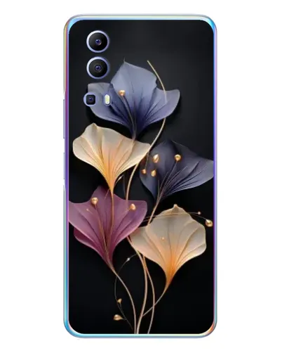 Чехол для Vivo Y72 с картинкой «Лиловые цветы грации» Чехол для Vivo Y72 с картинкой «Лиловые цветы грации»