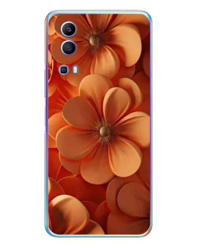 Чехол для Vivo Y72 с картинкой «Оранжевый макро цветок» Чехол для Vivo Y72 с картинкой «Оранжевый макро цветок»