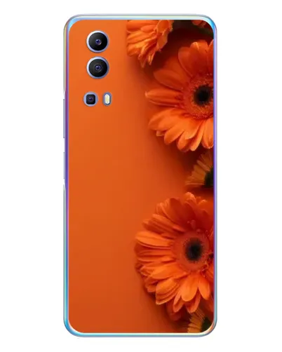 Чехол для Vivo Y72 с картинкой «Оранжевые герберы» Чехол для Vivo Y72 с картинкой «Оранжевые герберы»