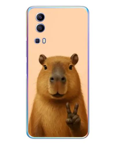 Чехол для Vivo Y72 с картинкой «Капибара виктория» Чехол для Vivo Y72 с картинкой «Капибара виктория»