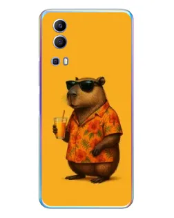 Чехол для Vivo Y72 с картинкой «Капибара на отдыхе» Чехол для Vivo Y72 с картинкой «Капибара на отдыхе»