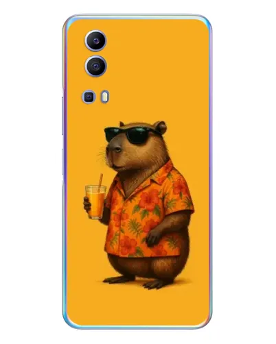 Чехол для Vivo Y72 с картинкой «Капибара на отдыхе» Чехол для Vivo Y72 с картинкой «Капибара на отдыхе»