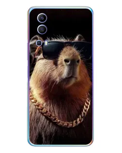 Чехол для Vivo Y72 с картинкой «Капибара золотая цепь» Чехол для Vivo Y72 с картинкой «Капибара золотая цепь»