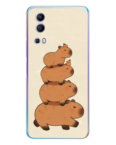 Чехол для Vivo Y72 с картинкой «Башня из капибар» Чехол для Vivo Y72 с картинкой «Башня из капибар»