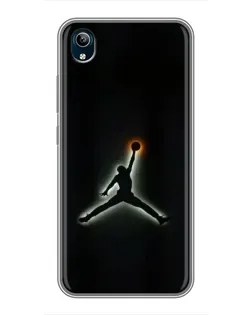 Чехол для Vivo Y91C с картинкой «Jordan Gradient Logo»
