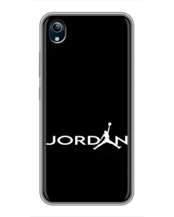 Чохол для Vivo Y91C з картинкою «Jordan White Logo»