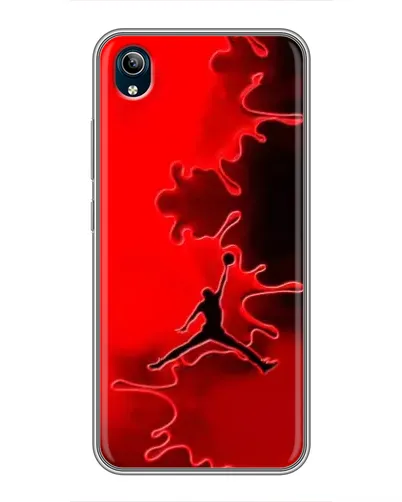 Чехол для Vivo Y91C с картинкой «Jordan Red Smoke»