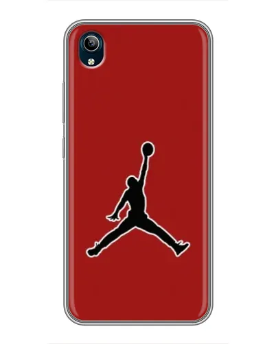 Чехол для Vivo Y91C с картинкой «Jordan Red Back»