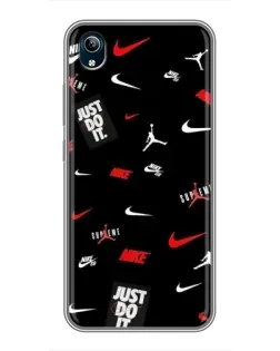 Чохол для Vivo Y91C з картинкою «Nike Mix Pattern»