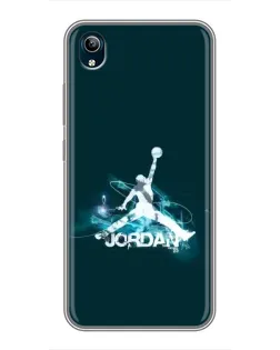 Чохол для Vivo Y91C з картинкою «Jordan Blue Fire»