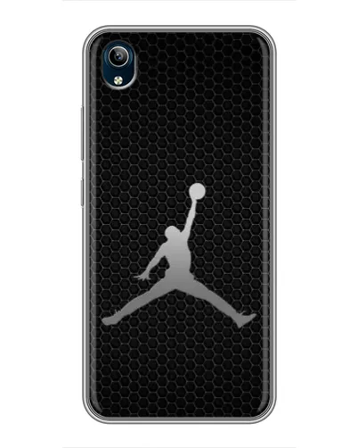 Чехол для Vivo Y91C с картинкой «Jordan Dark Carbon»