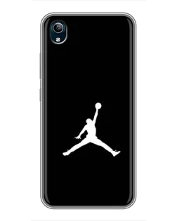 Чохол для Vivo Y91C з картинкою «Jordan Silhouette»
