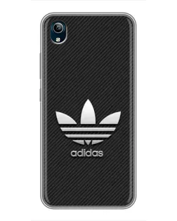 Чохол для Vivo Y91C з картинкою «Adidas Карбонова текстура»