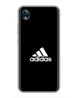 Чохол для Vivo Y91C з картинкою «Чорна класика Adidas»