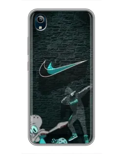 Чохол для Vivo Y91C з картинкою «Спортивний арт Nike»