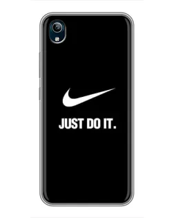 Чохол для Vivo Y91C з картинкою «Класичний принт Nike»