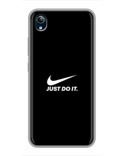 Чохол для Vivo Y91C з картинкою «Мінімалізм від Nike»