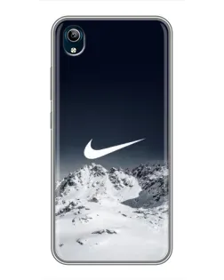 Чохол для Vivo Y91C з картинкою «Nike — зимові гори»