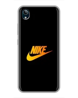 Чохол для Vivo Y91C з картинкою «Золотий логотип Nike»