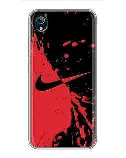Чохол для Vivo Y91C з картинкою «Червоні бризки Nike» Чохол для Vivo Y91C з картинкою «Червоні бризки Nike»