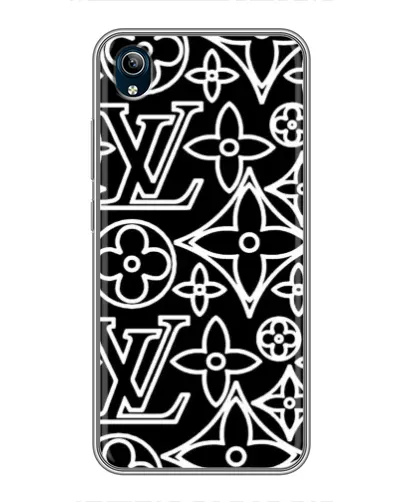Чохол для Vivo Y91C з картинкою «Чорно-білий візерунок LV» Чохол для Vivo Y91C з картинкою «Чорно-білий візерунок LV»