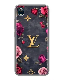 Чохол для Vivo Y91C з картинкою «Квітковий Louis Vuitton»